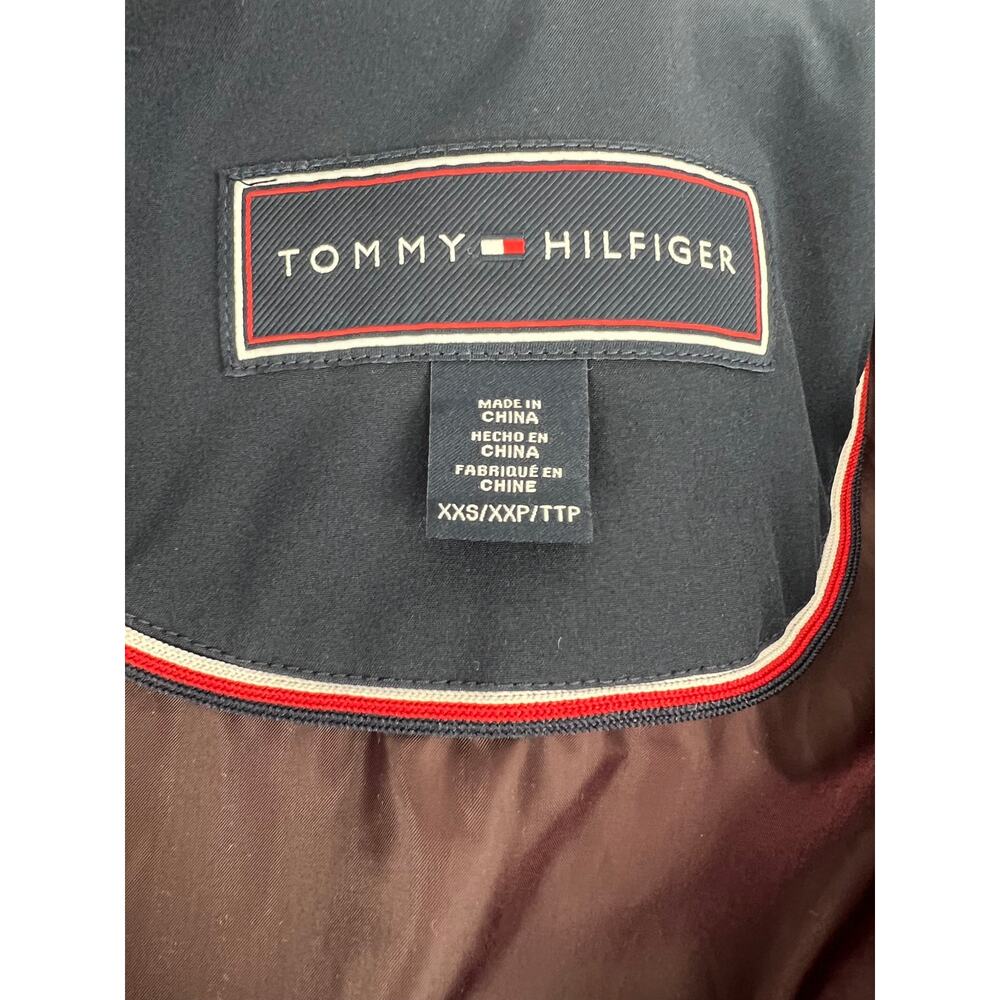 Tommy Hilfiger Hooded Cinch Waist Softshell Raincoat XXS - Picture 12 of 15